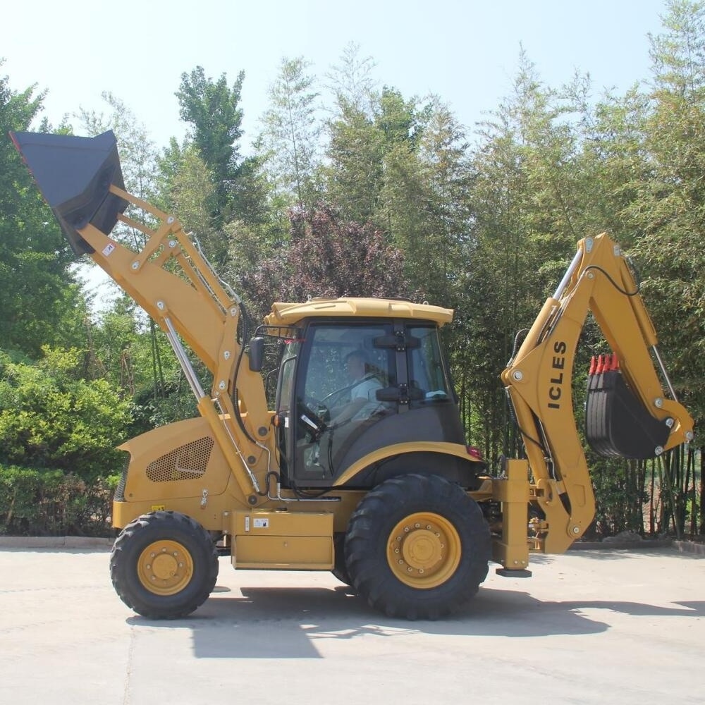 Loader Backhoe ICLES870K Mini Tractor Backhoe Loader Compact Tractor with Loader and Backhoe