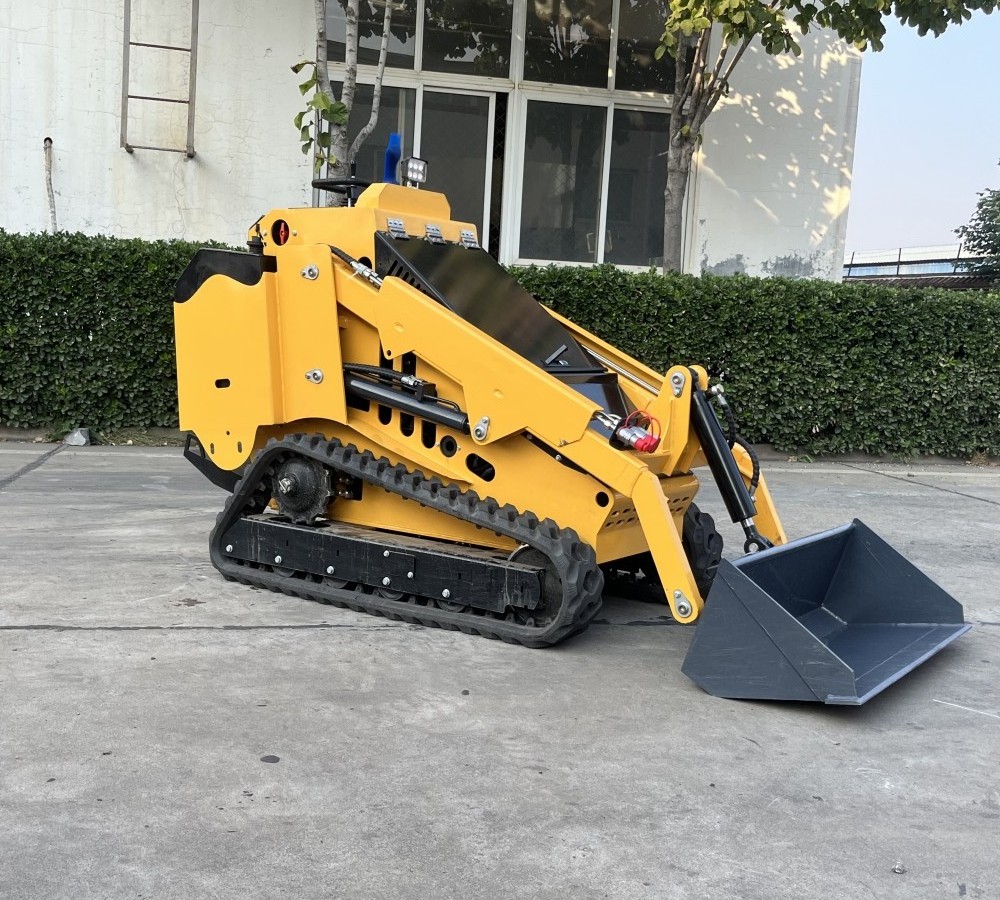 2023 China NEW Brand Mini Skid Steer Loader  Electric Skid Steer Loader with engine wheel track