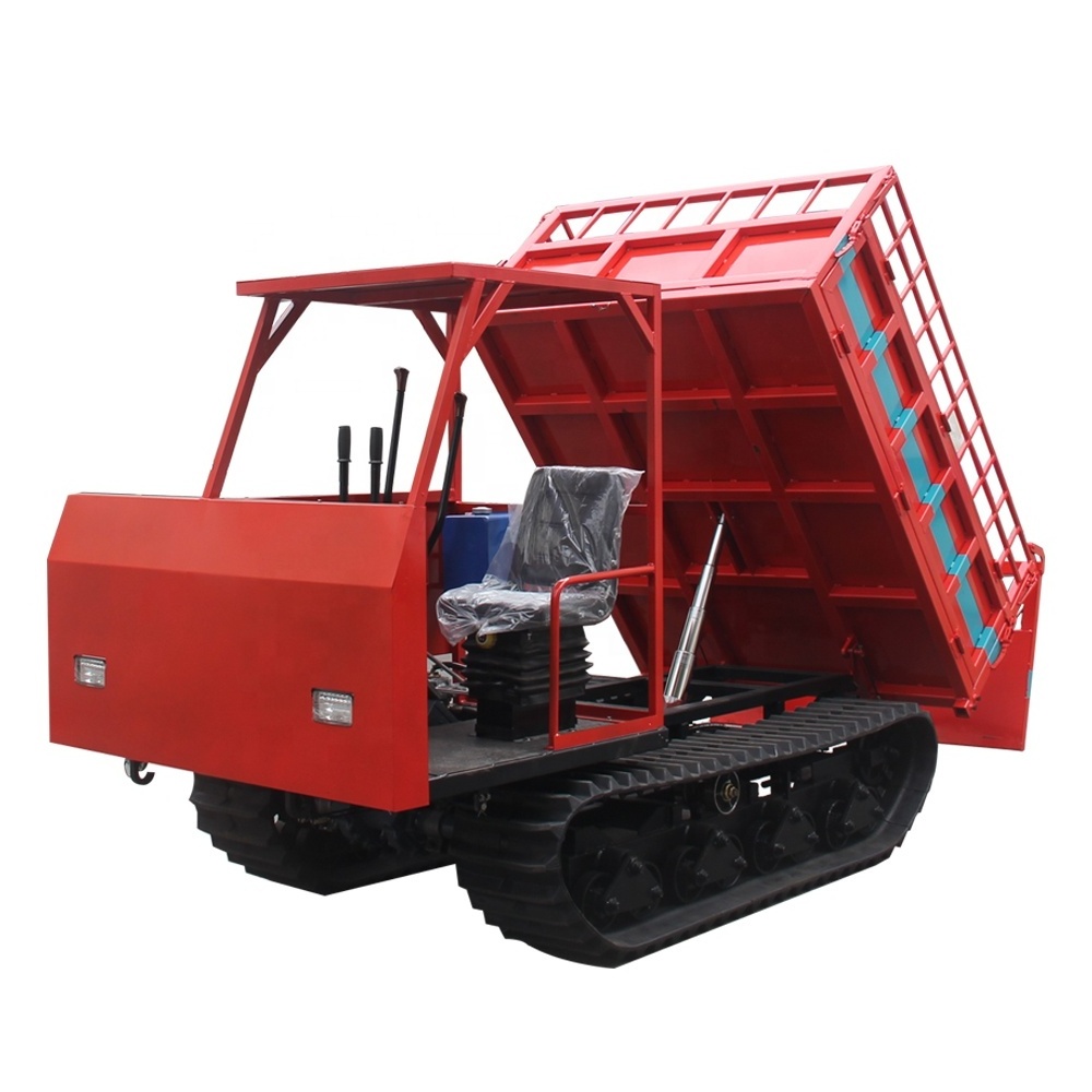 3 tons mini crawler dumper small rubber track dumper truck tracked transport vehicle