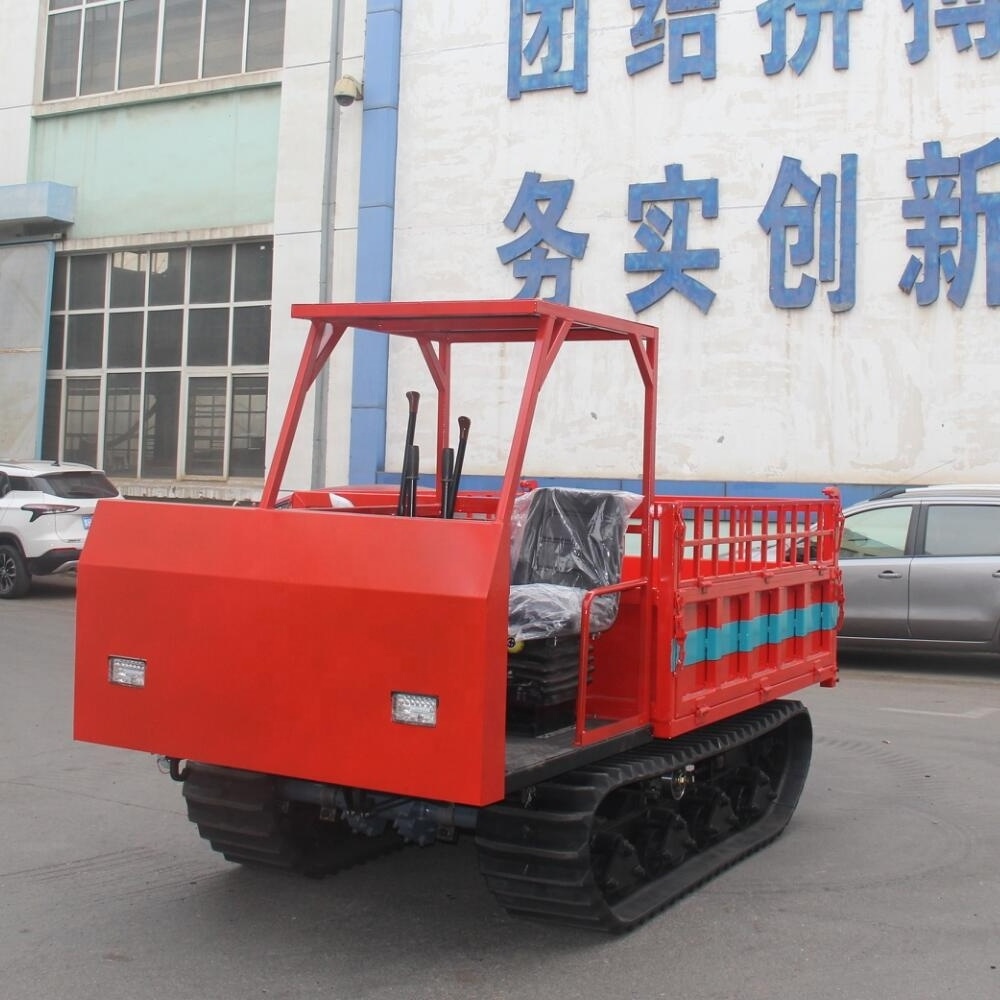 3 tons mini crawler dumper small rubber track dumper truck tracked transport vehicle