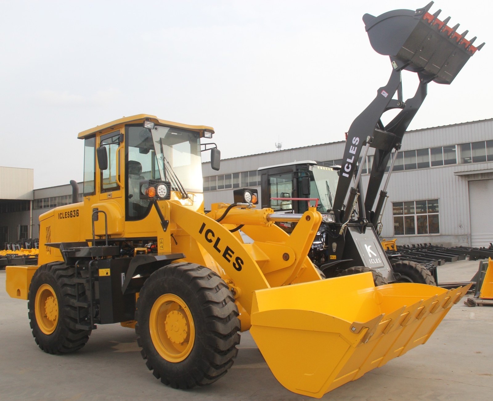 Wheel Loader ICLES636 1-10Ton Mini big Micro Front Wheel Loader Price For Sale