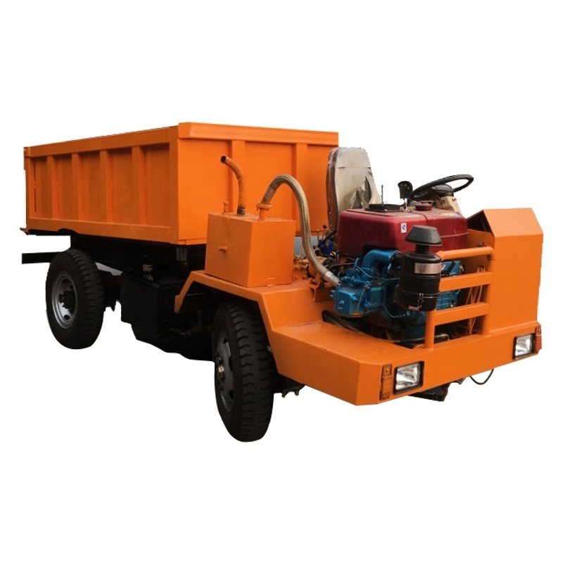 5 Ton Mini  mining four-wheel dumper trucks 4x4 hydraulic diesel drive truck price