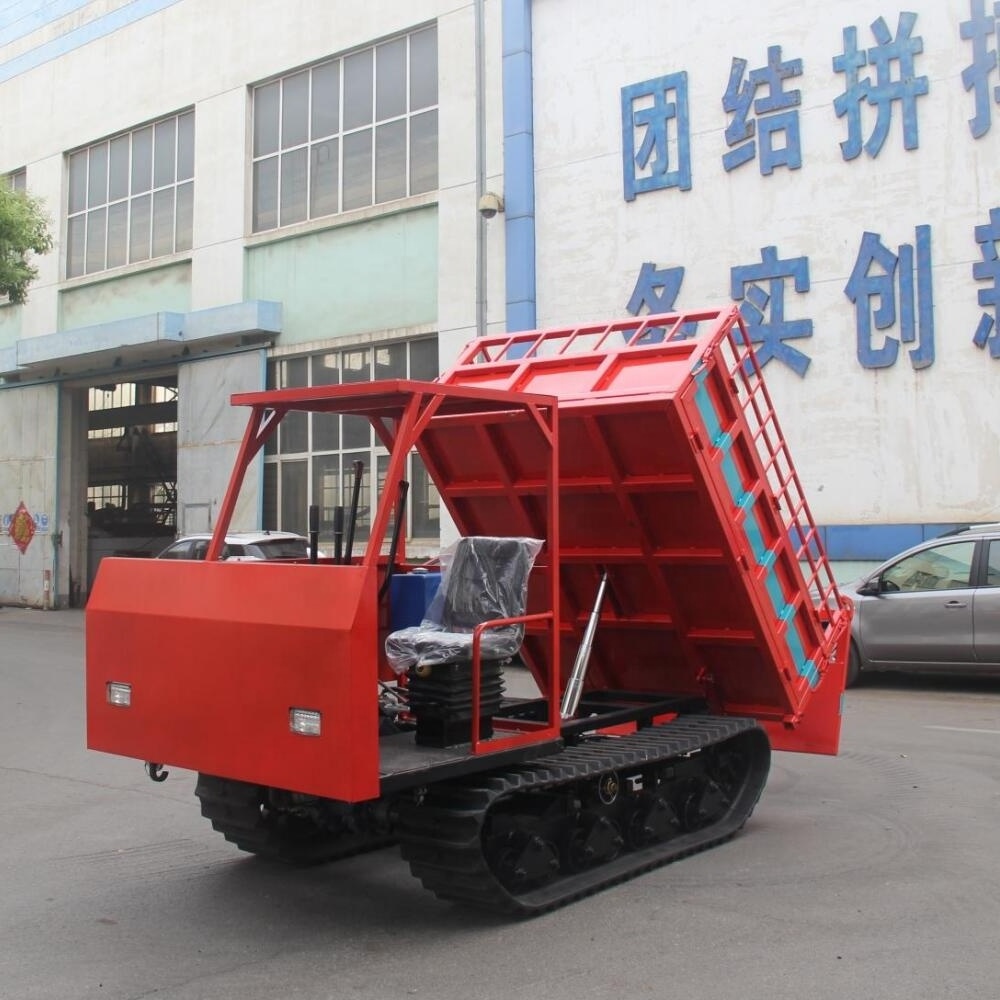 3 tons mini crawler dumper small rubber track dumper truck tracked transport vehicle