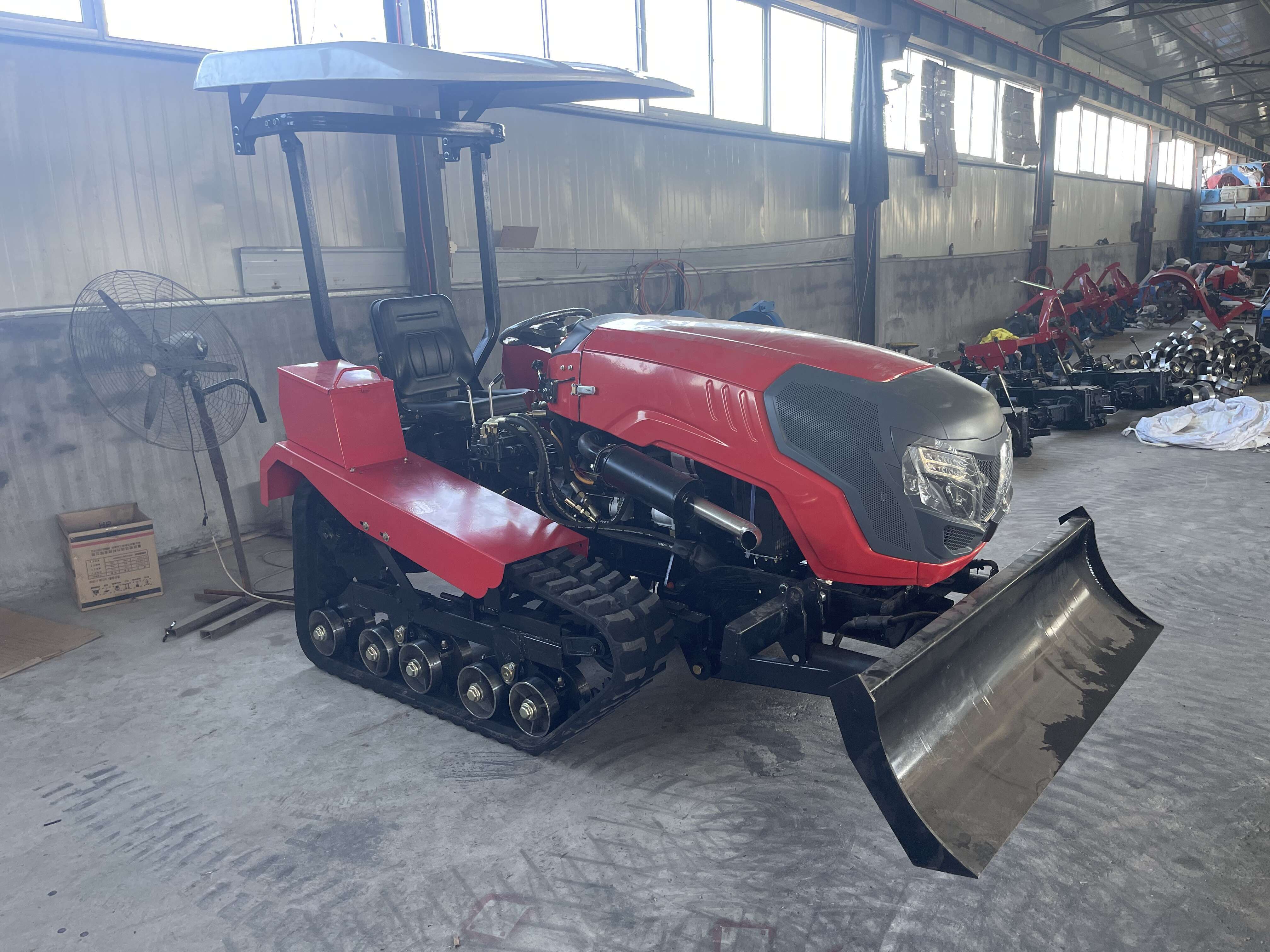 2024 Mini Farm Crawler Tractor Garden Tiller Cultivators 50hp Crawler Tractor For hottest Sale