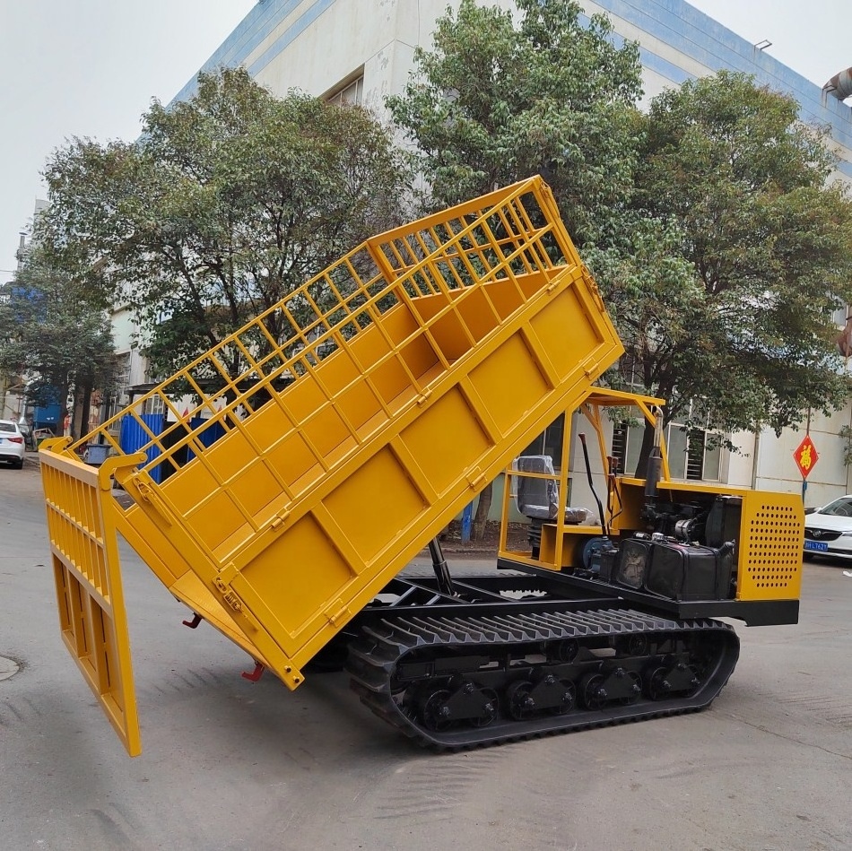 Yunnei Diesel engine 4 cliyners Mini Truck Dumper crawler Dumper Truck oil Palm Dumper