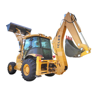 Loader Backhoe ICLES870K Mini Tractor Backhoe Loader Compact Tractor with Loader and Backhoe