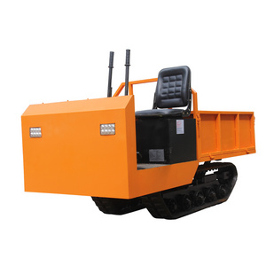 1 ton ride on crawler mini dumper small dump crawler truck