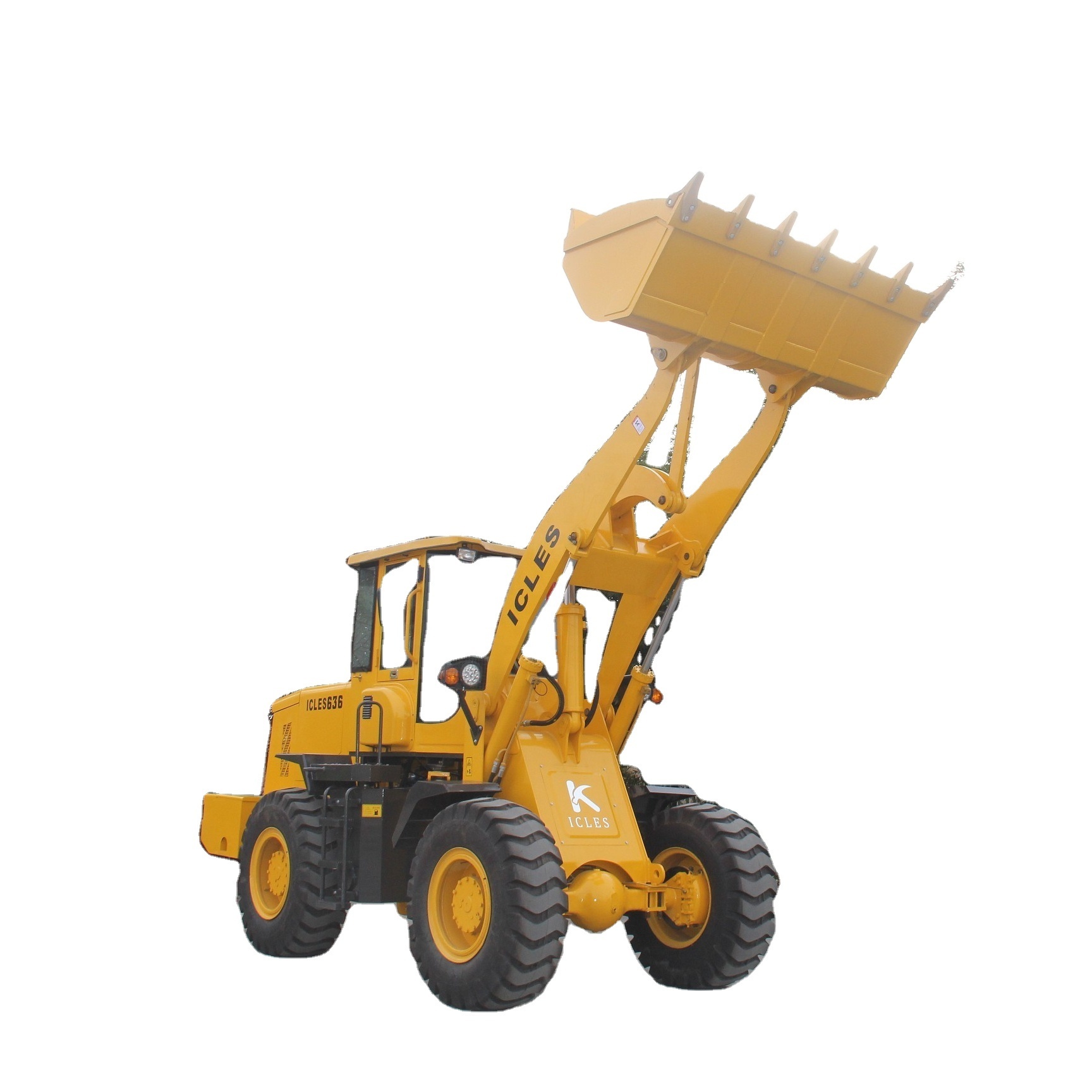 Wheel Loader ICLES636 1-10Ton Mini big Micro Front Wheel Loader Price For Sale