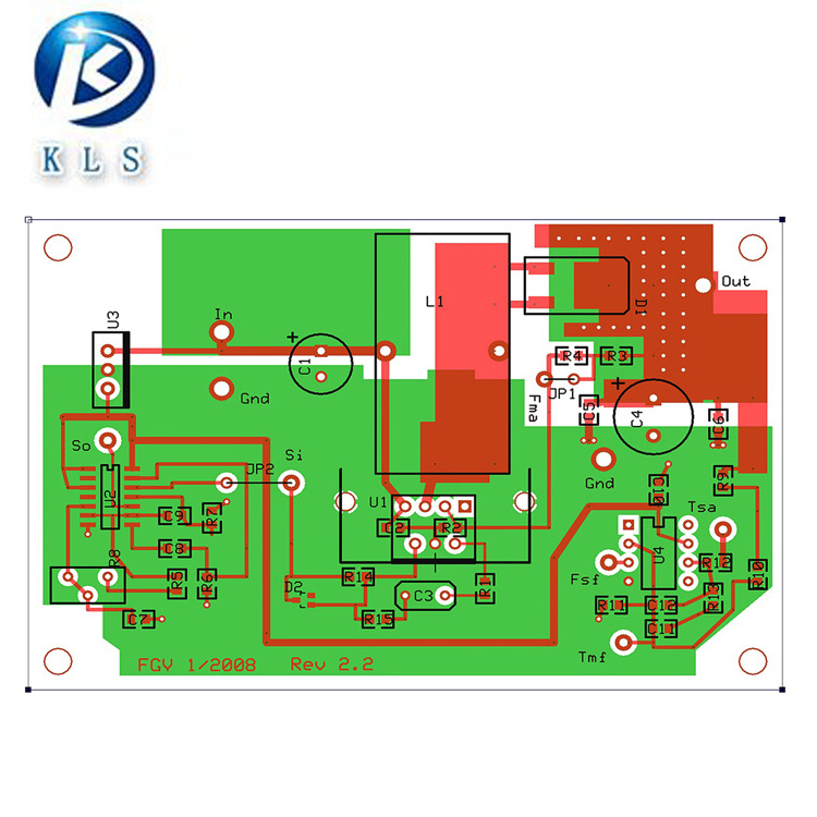 High quality PCB manufacturer provide  FR4 4 layer and  STM PCB assembly service with ROHS