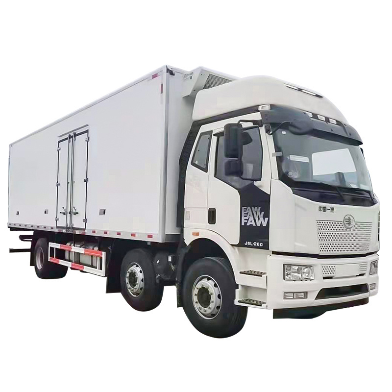 6X4 FAM18CBM refrigeratod truck for vegetable transport live fish hooks refrigerated van