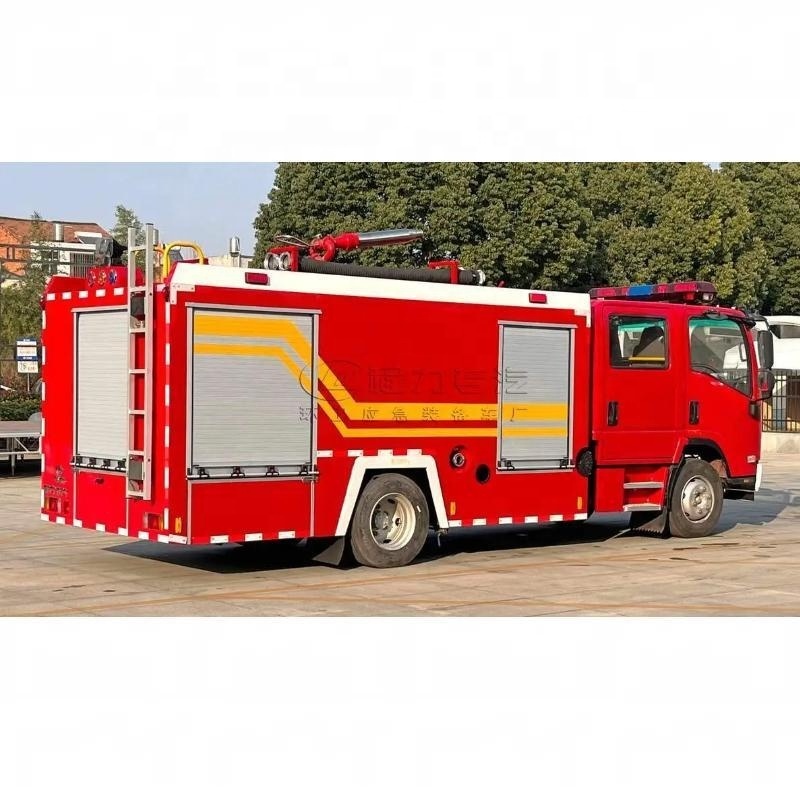 ISUZU Fire Fighting Trucks 3500L Hot Item  Dry powder Foam Fire Truck for Sale Worldwide Custom Special Vehivle