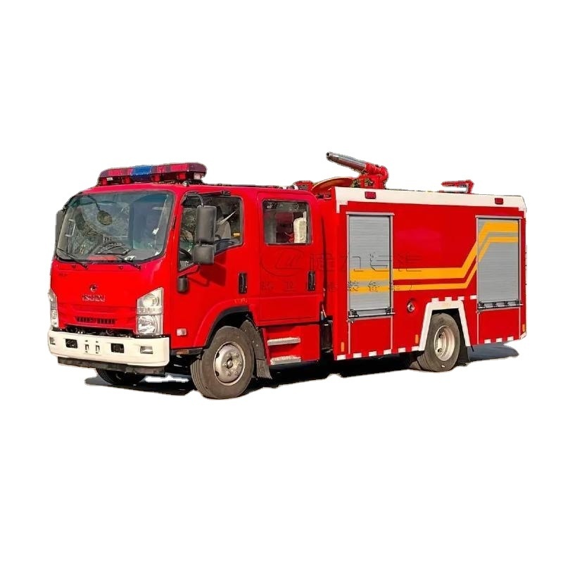 ISUZU Fire Fighting Trucks 3500L Hot Item  Dry powder Foam Fire Truck for Sale Worldwide Custom Special Vehivle