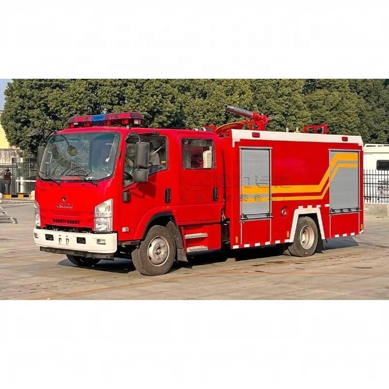 ISUZU Fire Fighting Trucks 3500L Hot Item  Dry powder Foam Fire Truck for Sale Worldwide Custom Special Vehivle