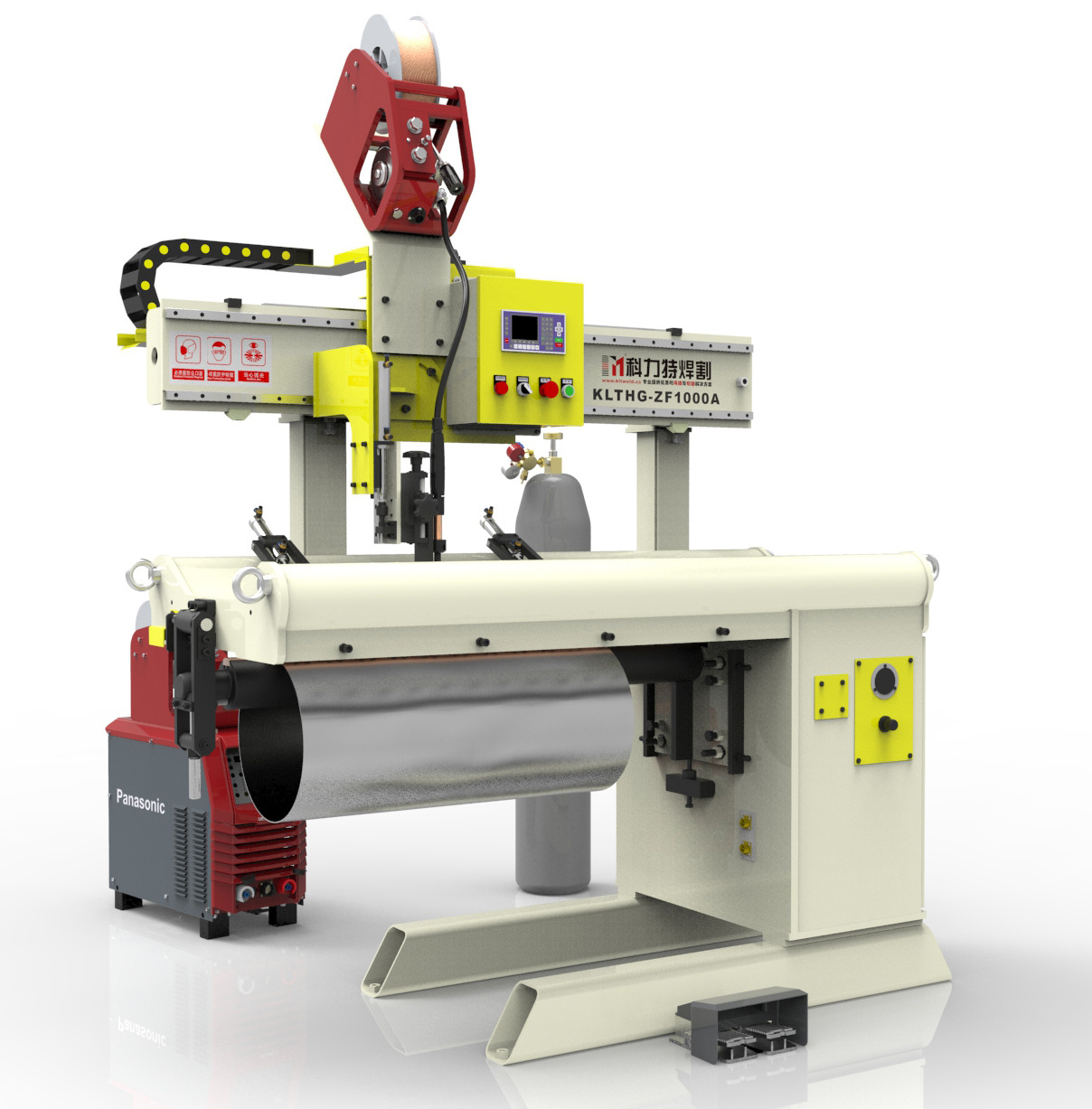 Automatic longitudinal seam welding equipment /straight seam welding machine