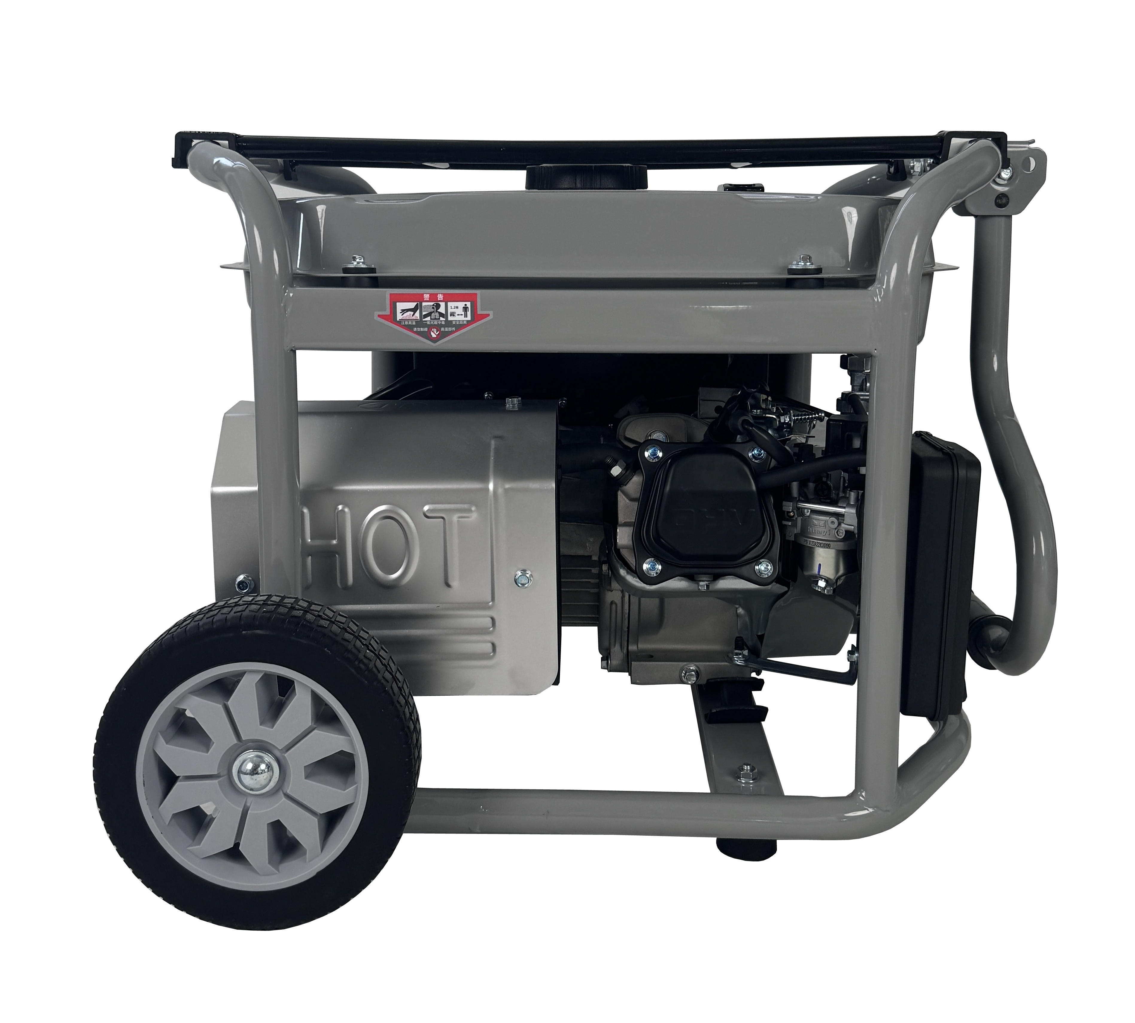 5KVA Air Cooled Oval panel Gasoline Generator With Wheels And Handles