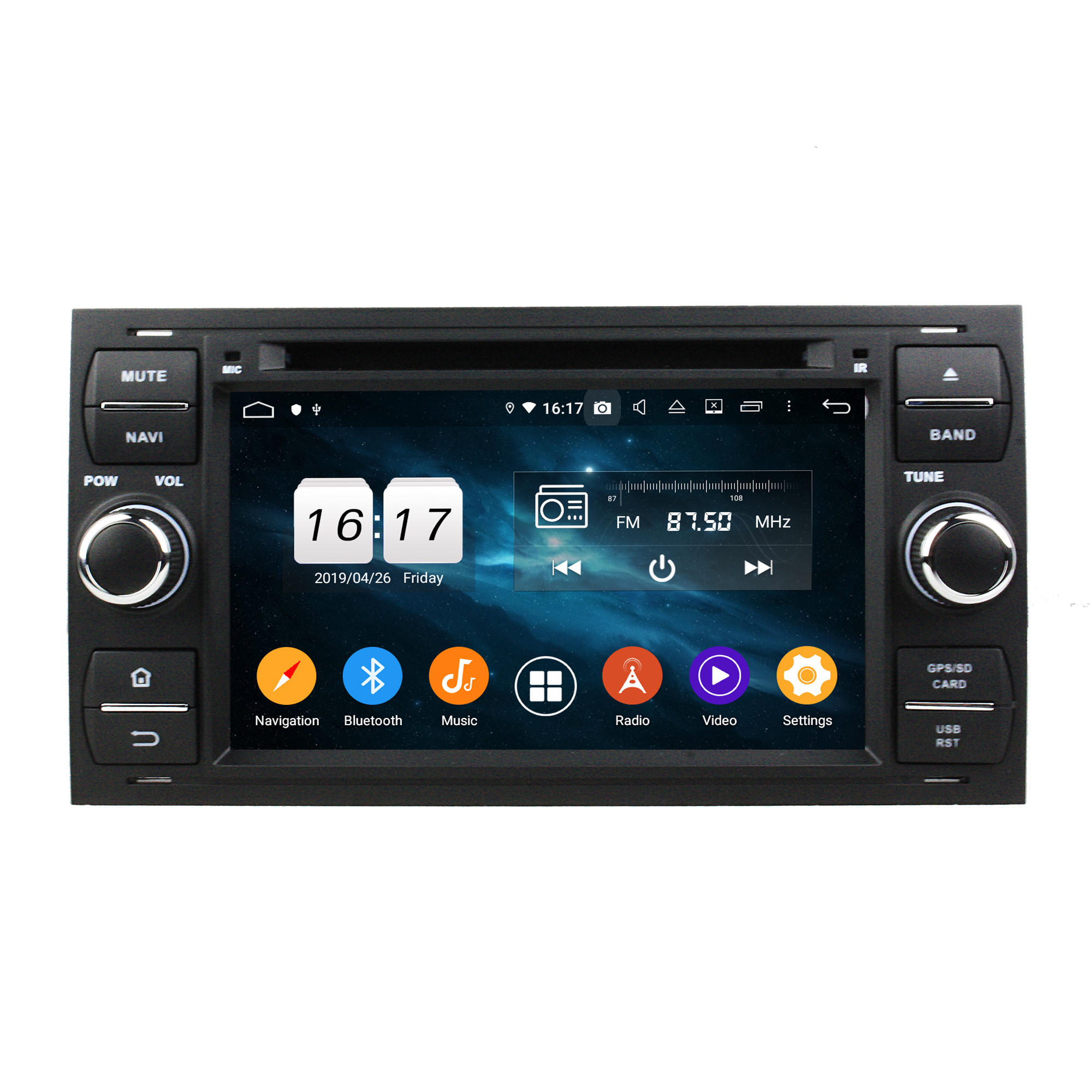 KD-7016 Klyde Car Touch Screen Multimedia DVD Player Auto radio for FOCUS/Mondeo/S-MAX/C-MAX/Galaxy/Fiesta Form/Fusion/Connect