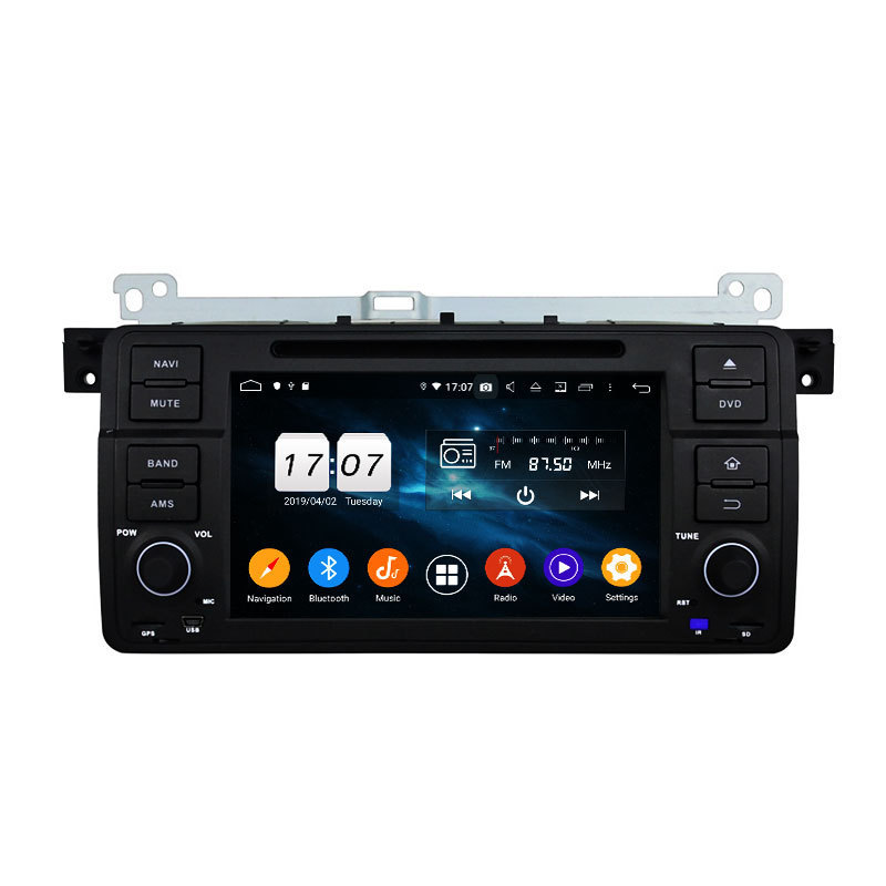 Klyde kd 7503 android autoradio 1 din 12v car video recorder car mp3 dvd player with usb for E46 M3 1998 to 2004