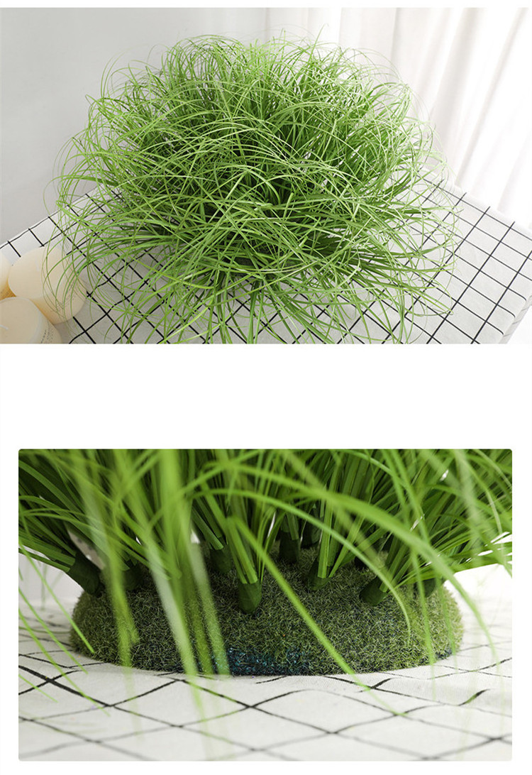 Wholesale Cheap Artificial Plants Spring Onion Grass Bouquet For Indoor Office Cafe Outdoor Garden Decoration