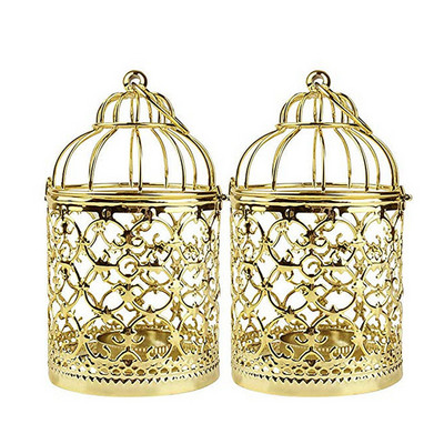 Hot Sell Metal Lantern Candle Jars Tea Light Moroccan Candle Holders  Wedding Party Christmas Decorative