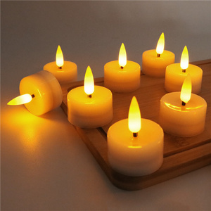 Bright Flickering Battery Operated Candles Flameless Small Led Tea Light For Celebration Christmas Home Wedding Decoration