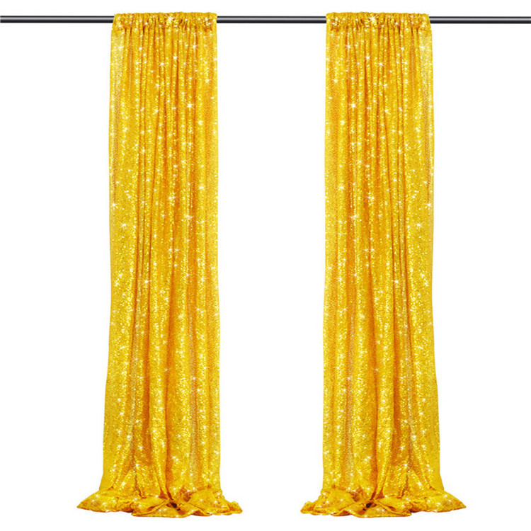 Wedding Glitter Drape Stage Party Sequin Curtain Backdrops Fabric For Birthday Event Wall Photo Booth Decorations