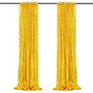 Wedding Glitter Drape Stage Party Sequin Curtain Backdrops Fabric For Birthday Event Wall Photo Booth Decorations