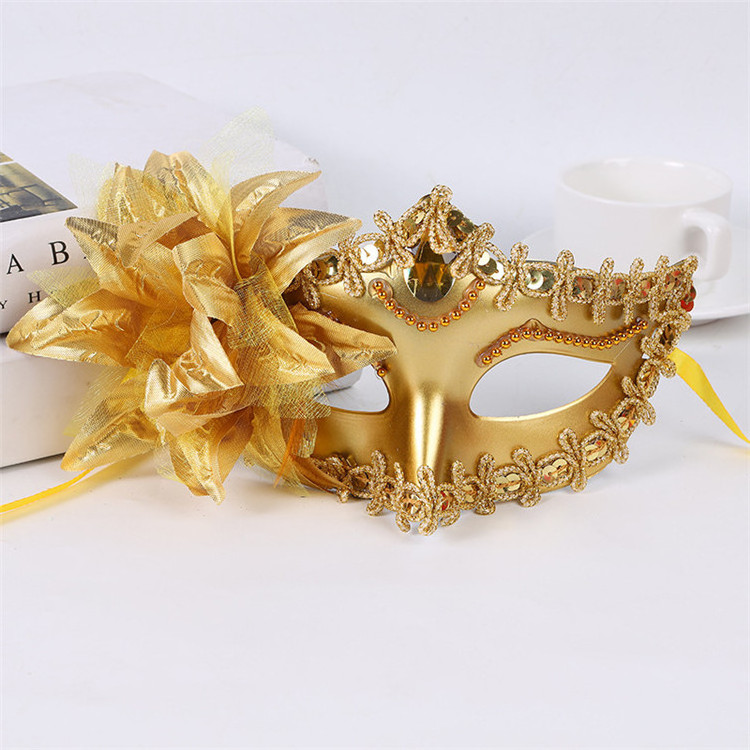 Silver Gold Lady Flower Eye Mask Party Masks For Halloween Venetian Gras Party Costumes Carnival Mask