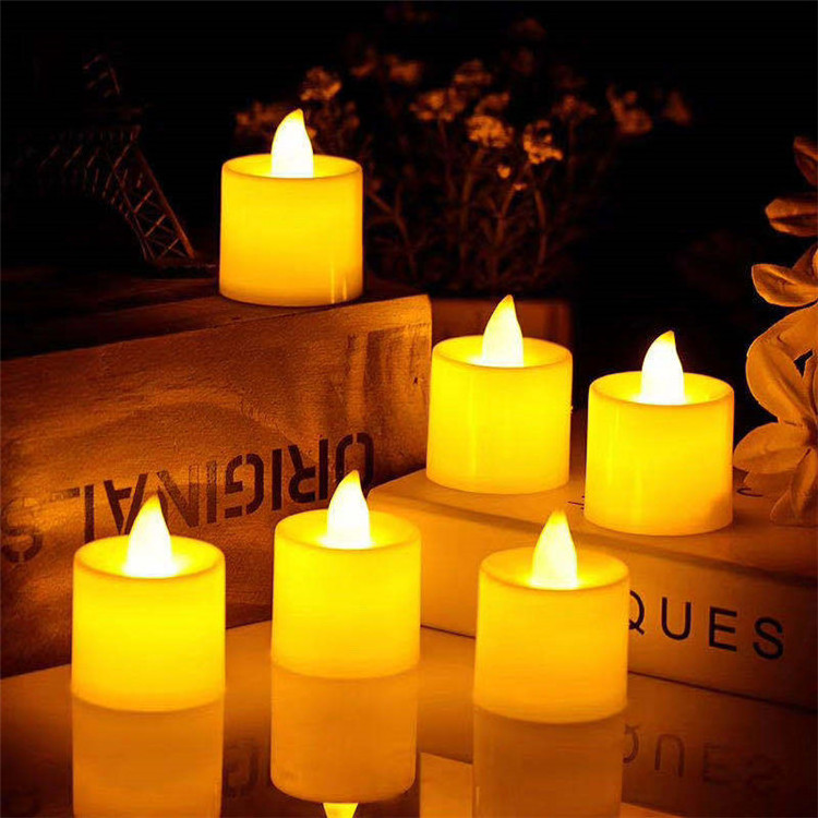 Led Tea Lights Flameless Electronic Candle Birthday Festival Hotel Wedding Party Romantic Decoration Props