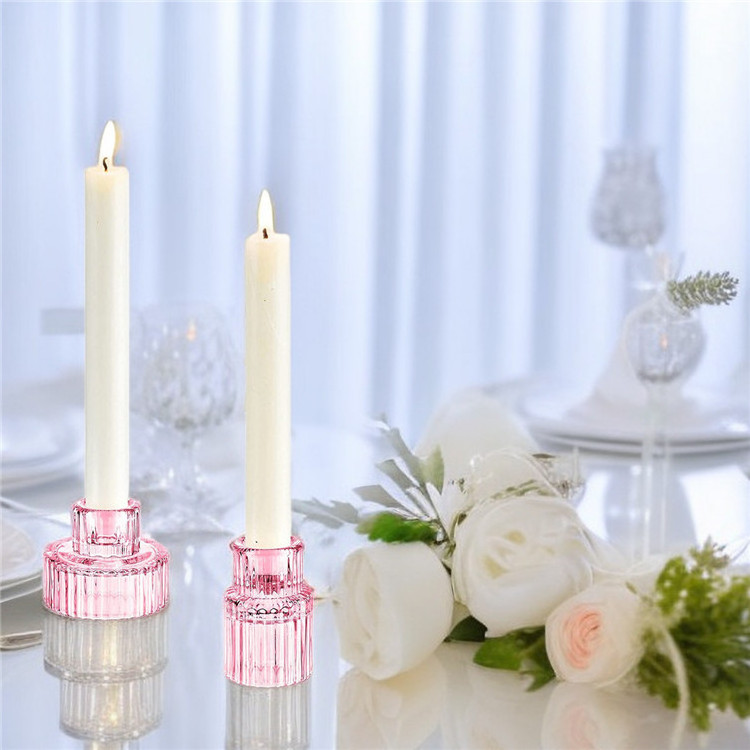 Wholesale Color Candle Holder Votive Green Candle Holder Tealight And Tall Taper Candles For Wedding Valentine'S Day Ornaments