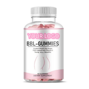 Private Label Butt Enlargement Gummies Sugar Free Butt and Hip Enlargement Gummy Pectin Natural BBL Gummies