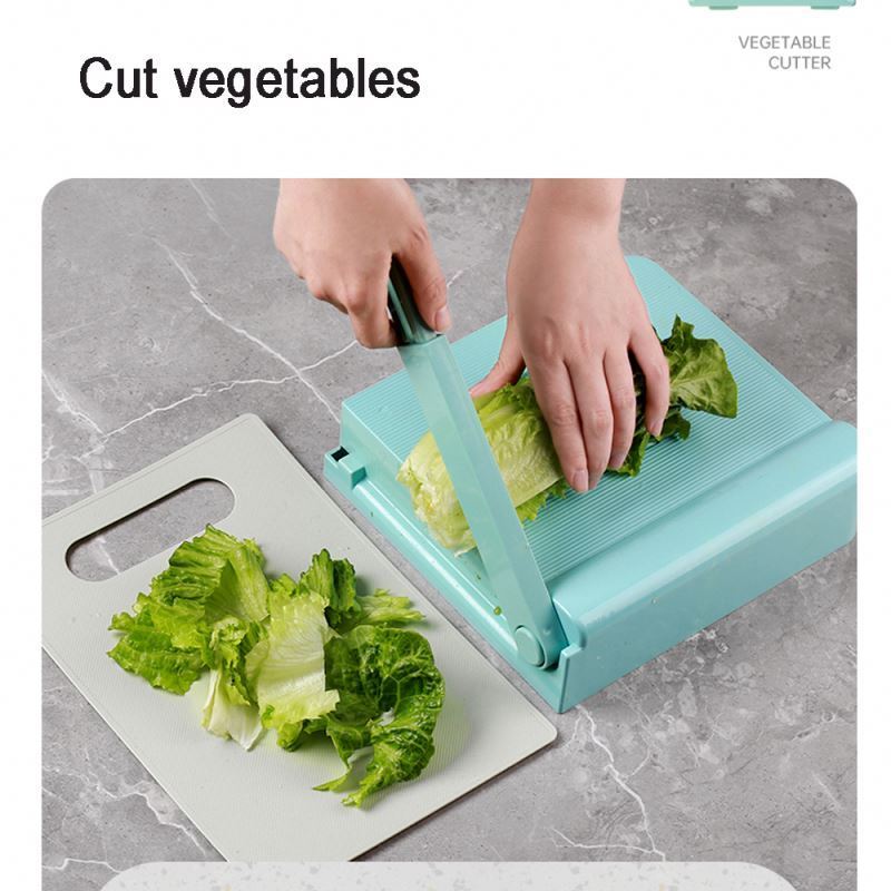 Low price salad plastic vegetable chopper with storage box