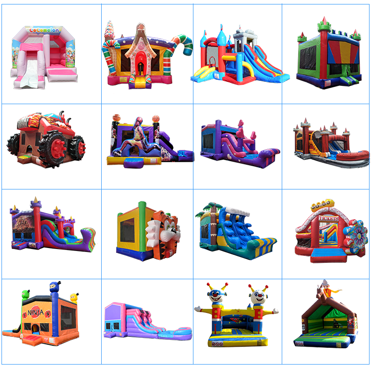 Train Cartoons Jumping Inflatable Happy Commercial Mini Pink Lion King Bounce House