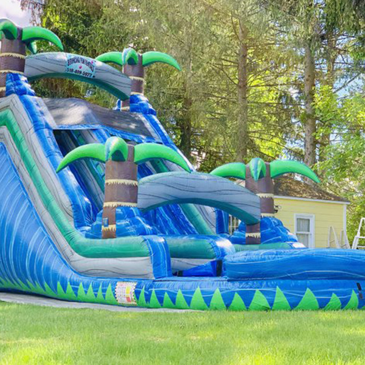 20x3m Water Slip N Commercial Inflatable 20m Super Sonic Swimming Large Pool Slide With Ladder