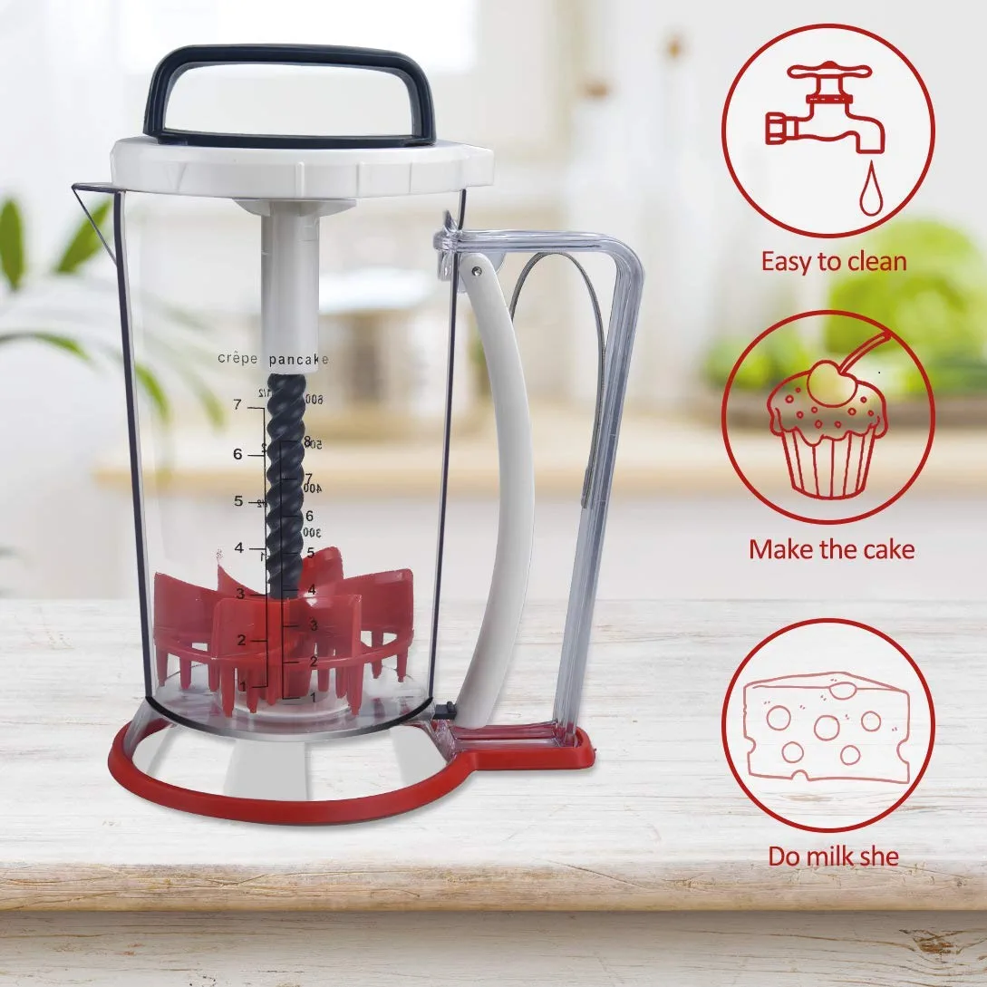 Stainless Steel Pancake Batter Dispenser Baking batter dispenser funnel batter mixer dispenser