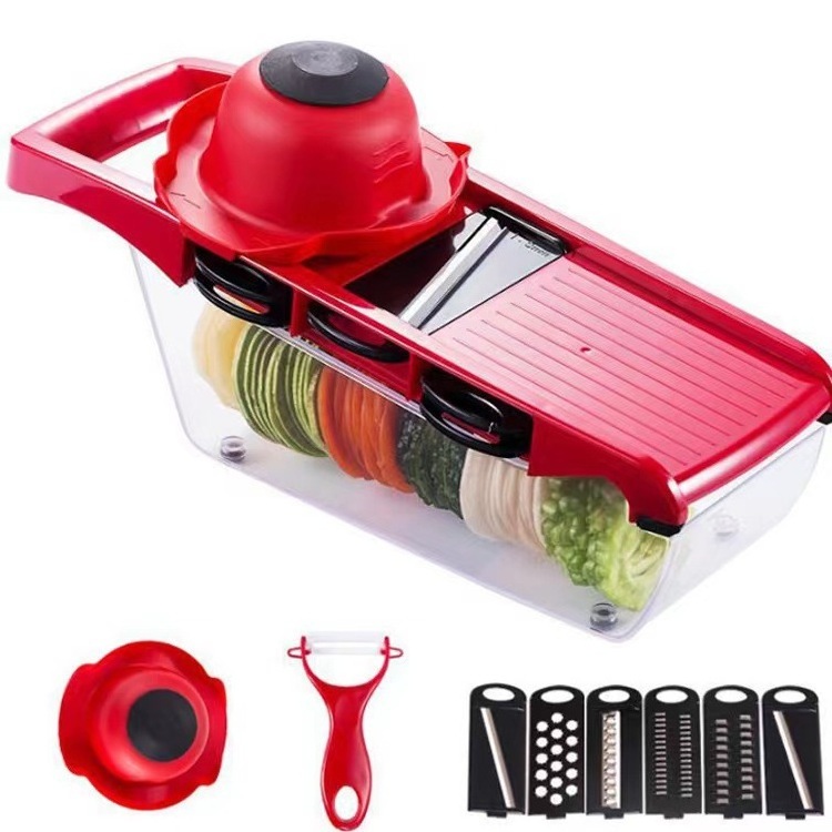 Multi-functional Kitchen Food Chopper Vegetable Slicer Dicer Cutter Veggie Chopper With Blades Onion Chopper With Container