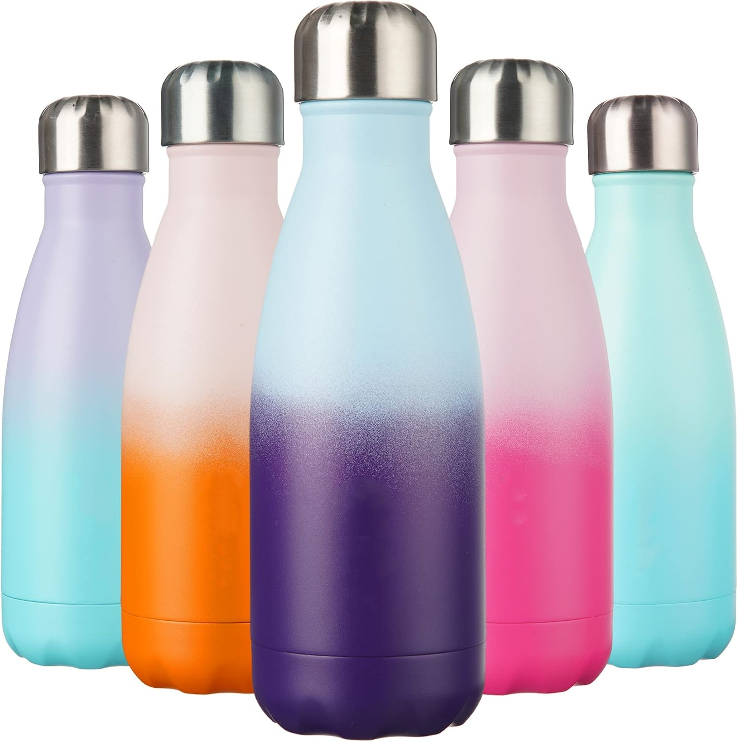 12oz Insulated Water Bottle Stainless Steel Water Bottles Kids Water Bottle For School Keep Cold Hot Ocean Dream