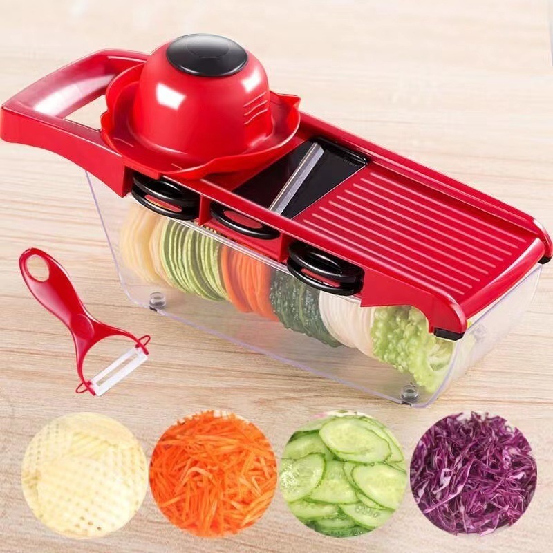 Multi-functional Kitchen Food Chopper Vegetable Slicer Dicer Cutter Veggie Chopper With Blades Onion Chopper With Container