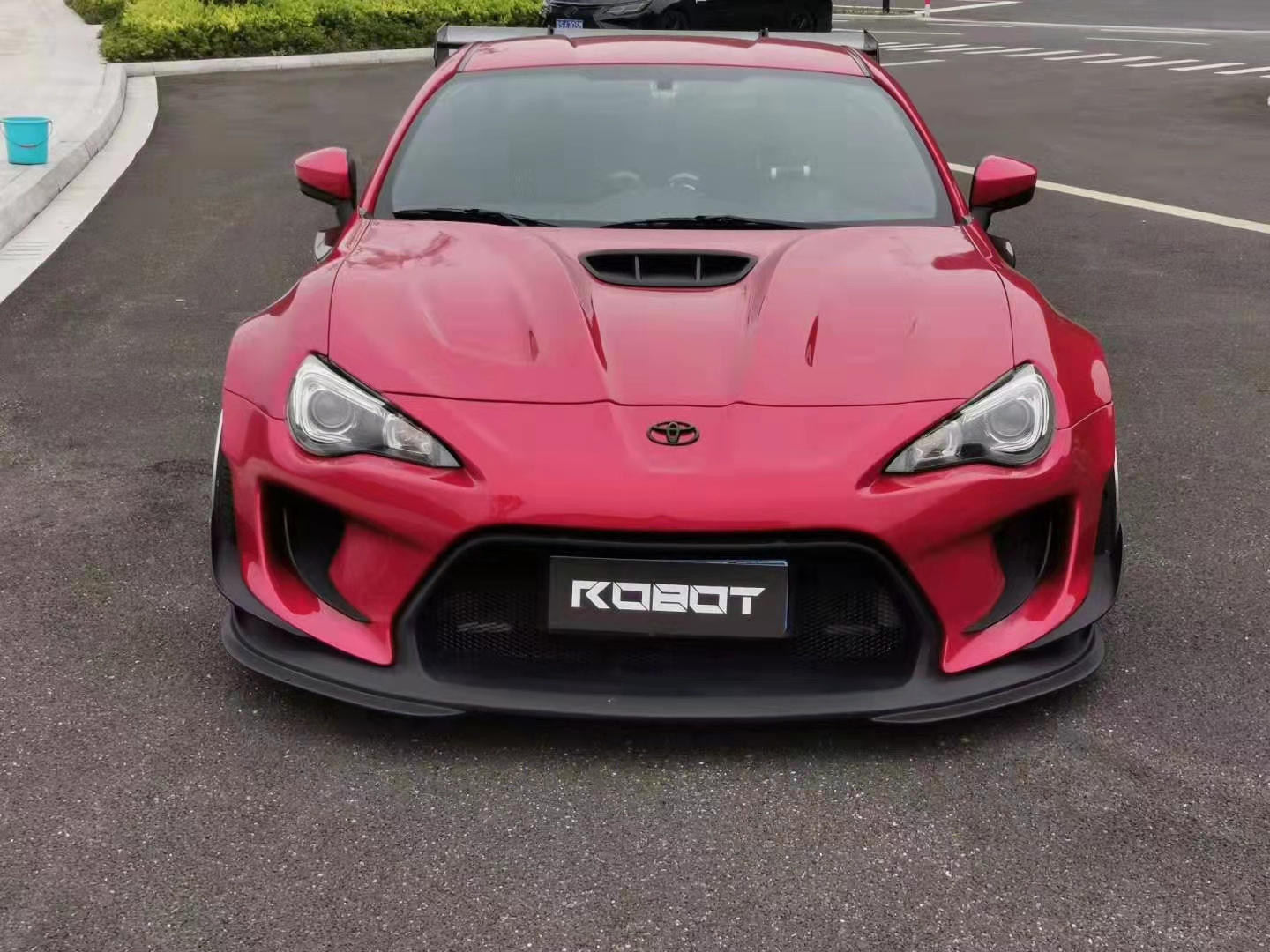 KM  for Toyota GT86 ROBOT bodykit bumper front bumper rear bumper  hood side skirts wheel arch spoiler