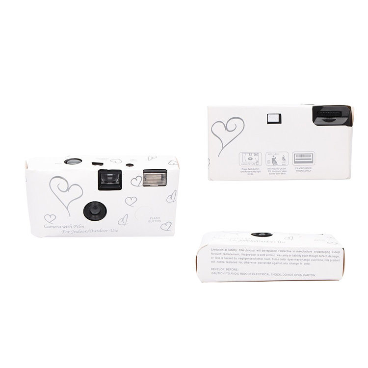 Bulk Order 35mm Film Camera Custom Logo Disposable Digital One Time Use Photo Camera with Flash