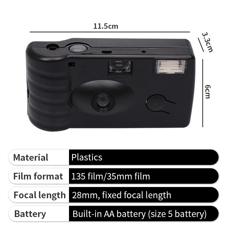 Wholesale Disposable Camera 35mm Film Digital Cute Cartoon Logo Printed with Flash Single Use