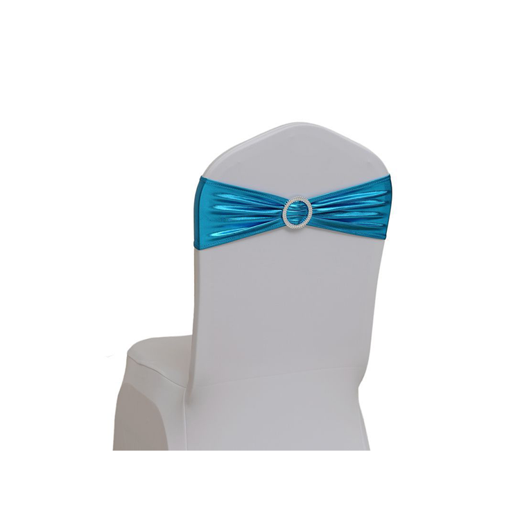 white blue green red black pink satin christmas banquet plastic chair sashes and spandex chair bands sashes wedding