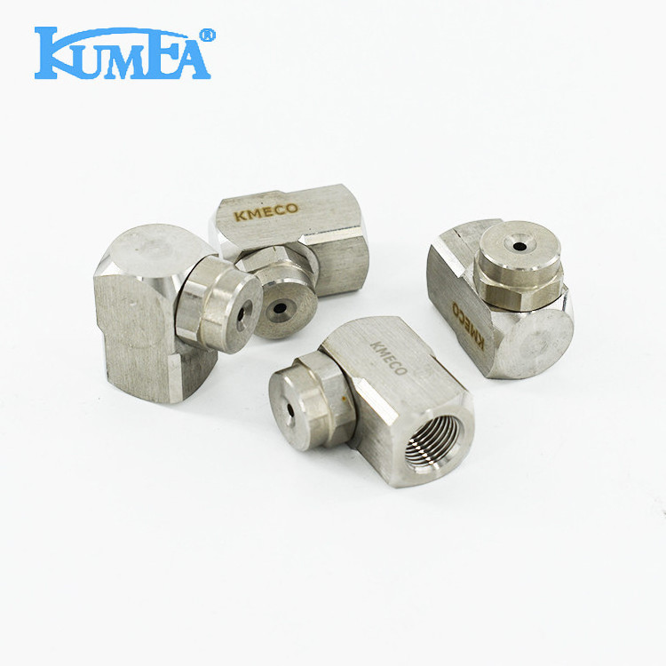 KUMEA For SSCO cleaning equipment parts MA stainless steel 3/8 water jet hollow cone spray nozzle