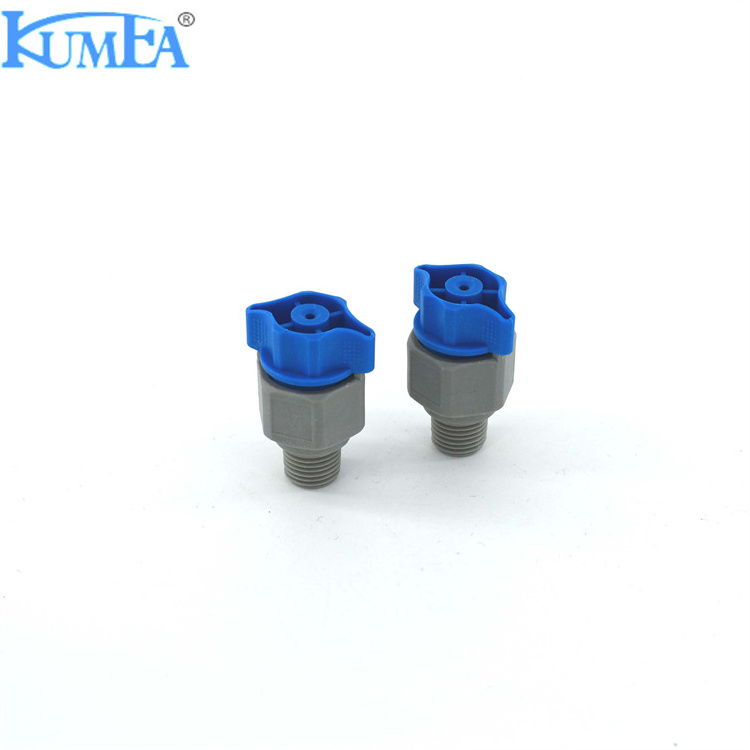 KUMEA For SSCO Hollow Full Cone Water Spray Nozzle Quick Release Water Jet Nozzle Plastic Quick Release PCB Nozzle