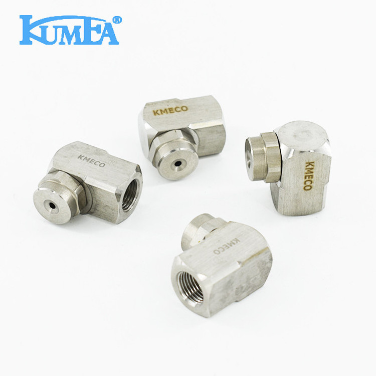 KUMEA For SSCO cleaning equipment parts MA stainless steel 3/8 water jet hollow cone spray nozzle