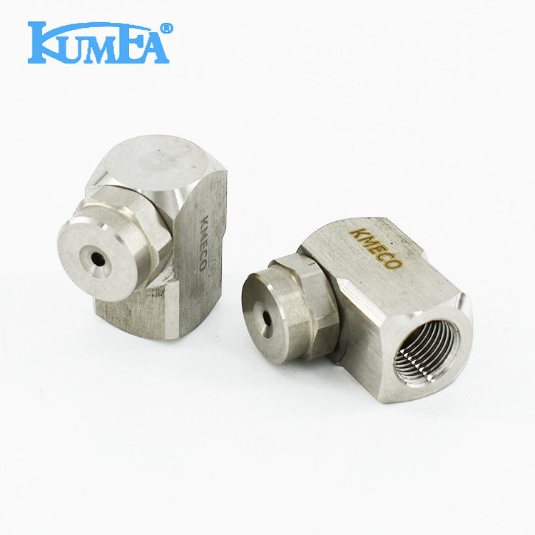 KUMEA For SSCO cleaning equipment parts MA stainless steel 3/8 water jet hollow cone spray nozzle