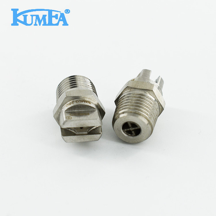 KUMEA For SSCO High pressure flat fan cleaning HVV 1/8 316SS nozzle for Dust controling