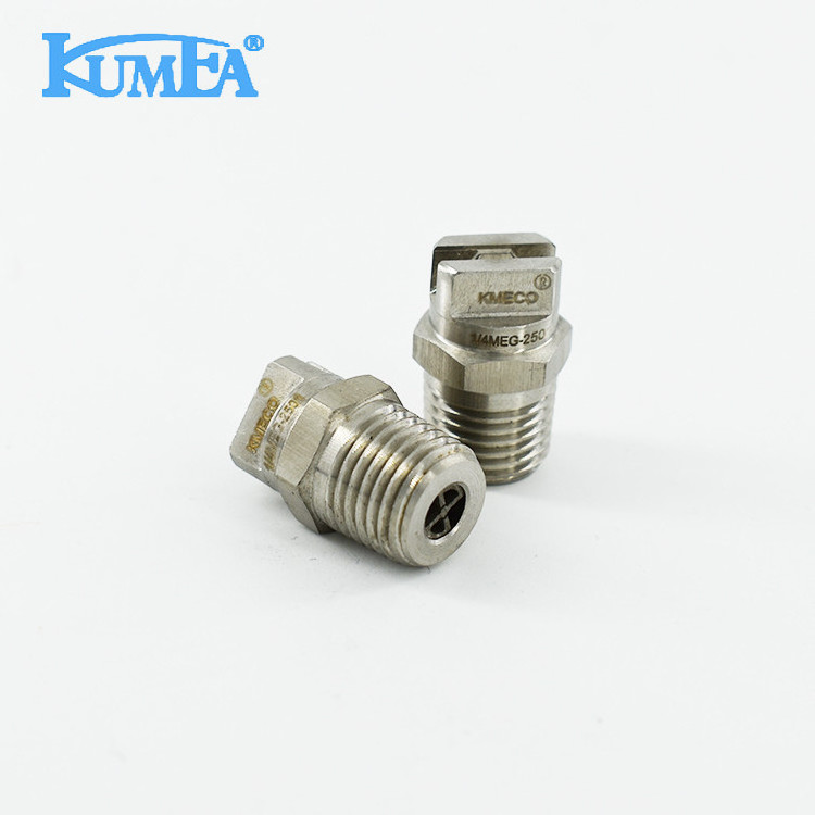 KUMEA For SSCO High pressure flat fan cleaning HVV 1/8 316SS nozzle for Dust controling