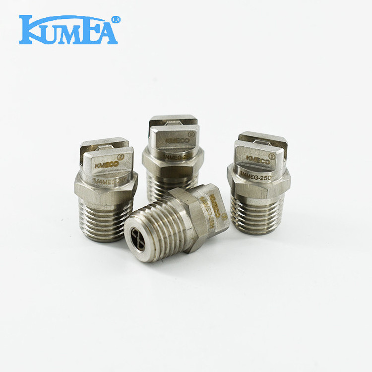 KUMEA For SSCO High pressure flat fan cleaning HVV 1/8 316SS nozzle for Dust controling