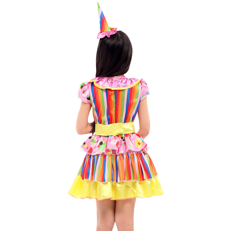 Clown-style children's party costumes girls dance stage costumes Performance costumes