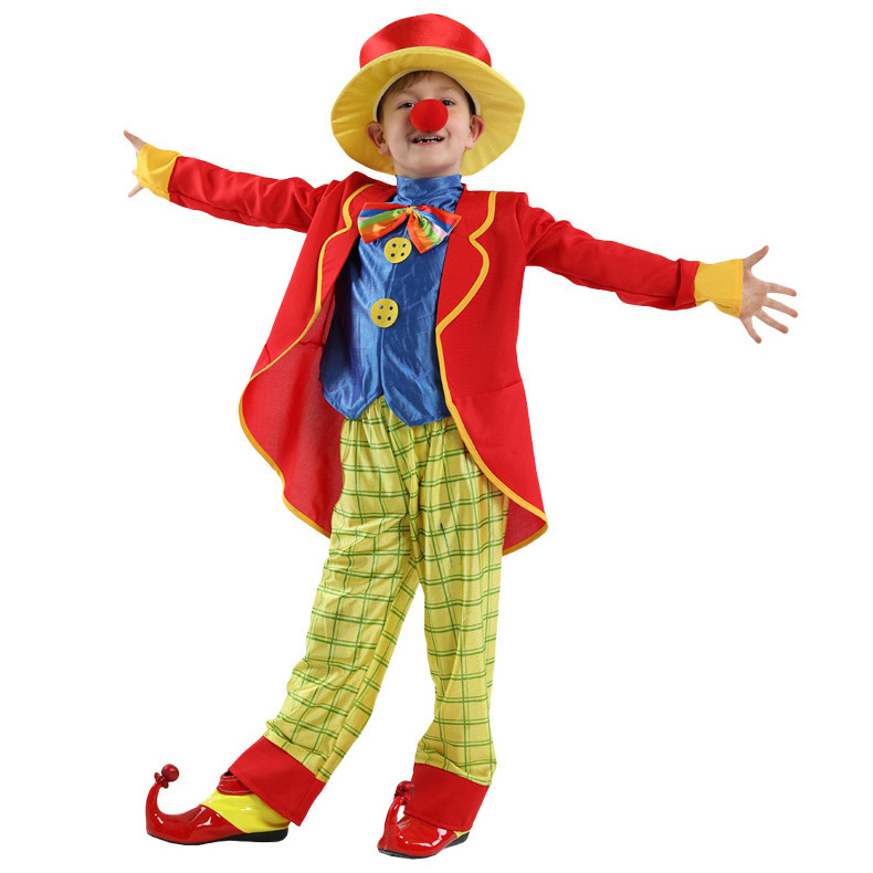 Clown Cosplay costumes Children's party performance costumes clown costumes wholesale for boys